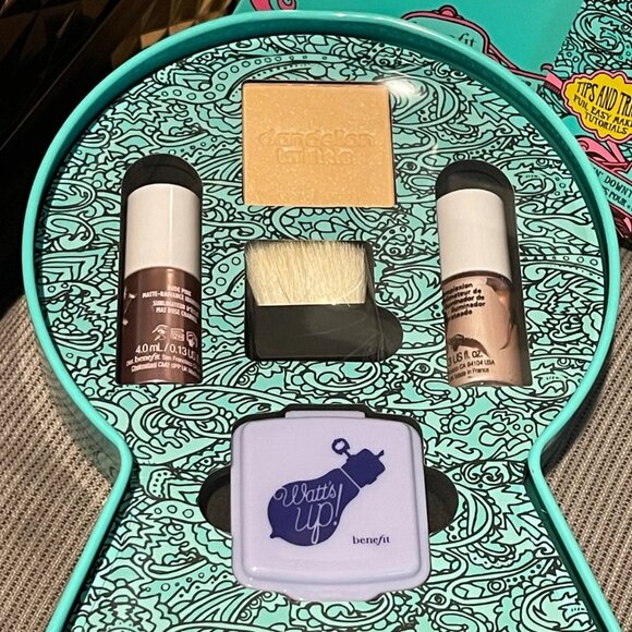BENEFIT Hello San FrancisGlow! Glowin' Downtown Highlight Kit Reusable Tin NEW - Picture 4 of 4